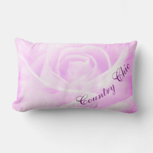 Almofada Lombar design Chic bonito de Rosas Roxos