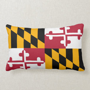 Almofada Lombar Design da bandeira do estado de Maryland