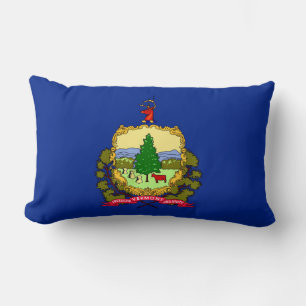 Almofada Lombar Design da bandeira do estado de Vermont