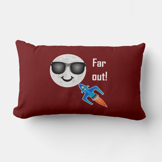 Almofada Lombar Design de Excesso - Travesseiro lombar 13" x 21" (Frente)