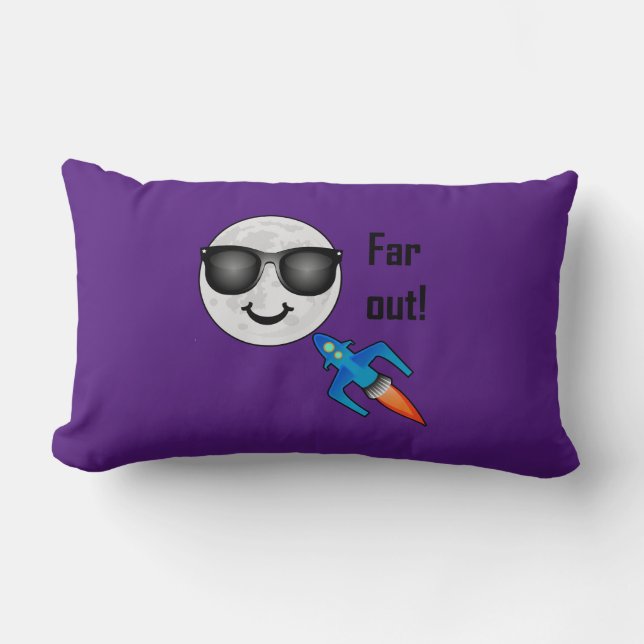 Almofada Lombar Design de Excesso - Travesseiro lombar 13" x 21" (Frente)