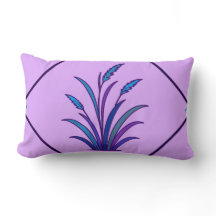 Design de Grama Botânica Roxa | Decoração Moderna