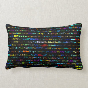 Almofada Lombar Design de texto de Kip mim travesseiro lombar