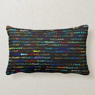 Almofada Lombar Design de texto do golfe mim travesseiro lombar