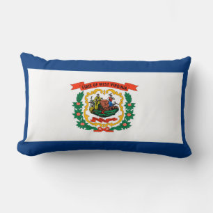 Almofada Lombar Design do Estado da Virgínia Ocidental