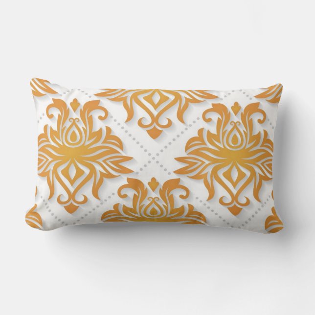 Almofada Lombar Design Dourado Travesseiro lombar (Frente)
