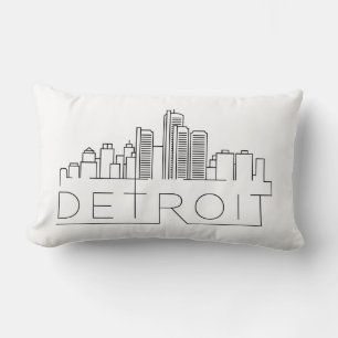 Almofada Lombar Detroit Skyline