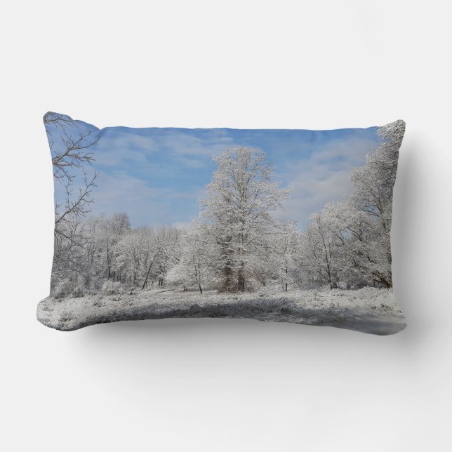 Almofada Lombar Dia da Neve (Frente)