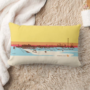 Almofada Lombar Dias surf - Ilha Galveston, Pier de Prazer