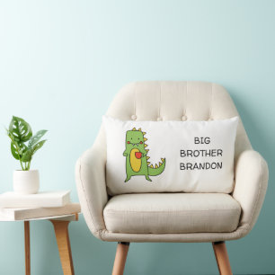 Almofada Lombar Dinossauro Personalizado Bebê Menino – Irmão Mais