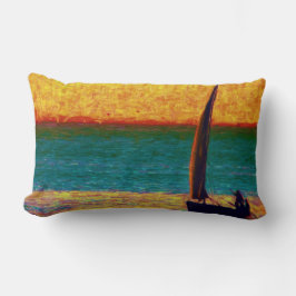 Almofada Lombar Do destino calmo do mergulho da natação da pesca