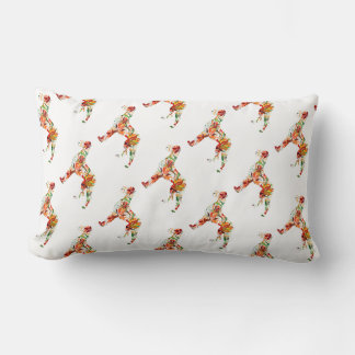 Almofada Lombar Dogue de flores outonais