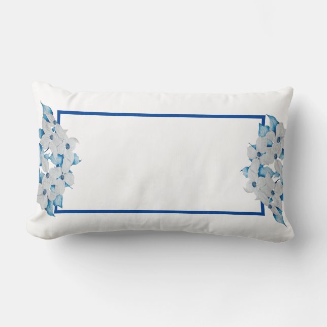 Almofada Lombar Dogwood Flowers em um Travesseiro lombar (Frente)