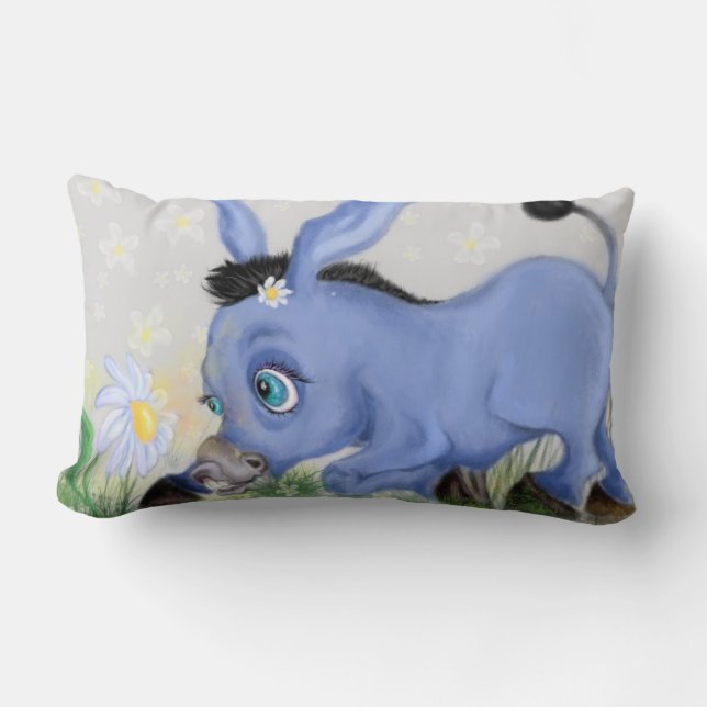 Almofada Lombar Donkey e Daisy Funny Travesseiro (Frente)