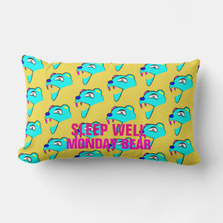 Almofada Lombar Dormir Bem Segunda-Feira Urso