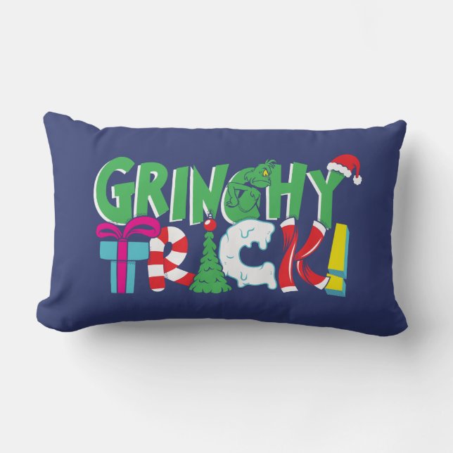 Almofada Lombar Dr. Seuss | Truque de Grinchy (Frente)