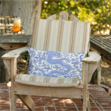 Dragão Floral Chinês Azul e Branco - Paciente Exte