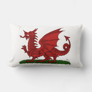 Almofada Lombar Dragão Vermelho do País de Gales