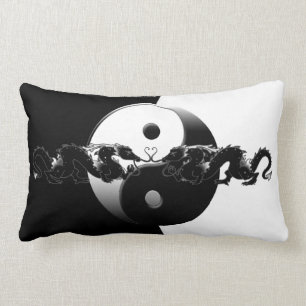 Almofada Lombar Dragões de Yin Yang