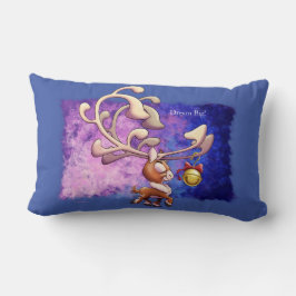 Almofada Lombar DREAM BIG CHRISTMAS REINDEER de Jeff Willis Art