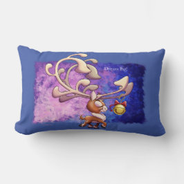 Almofada Lombar DREAM BIG CHRISTMAS REINDEER de Jeff Willis Art