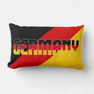 Almofada Lombar Dream em cor com a bandeira Patriótica da Alemanha