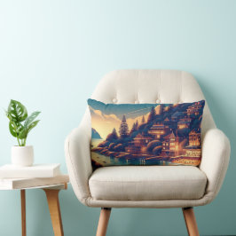 Almofada Lombar Dreamy Coastal Night