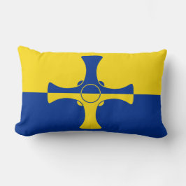 Almofada Lombar Durham Flag (County of England, Reino Unido)
