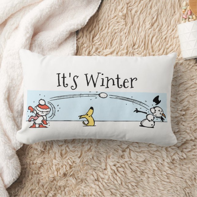 Almofada Lombar É inverno (Cobertor)