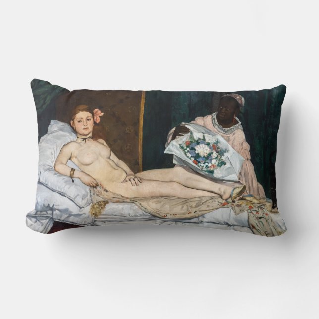 Almofada Lombar Edouard Manet - Olympia (Frente)