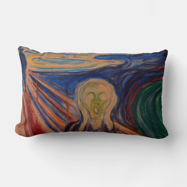 Almofada Lombar Edvard Munch The Scream 1910 (Frente)