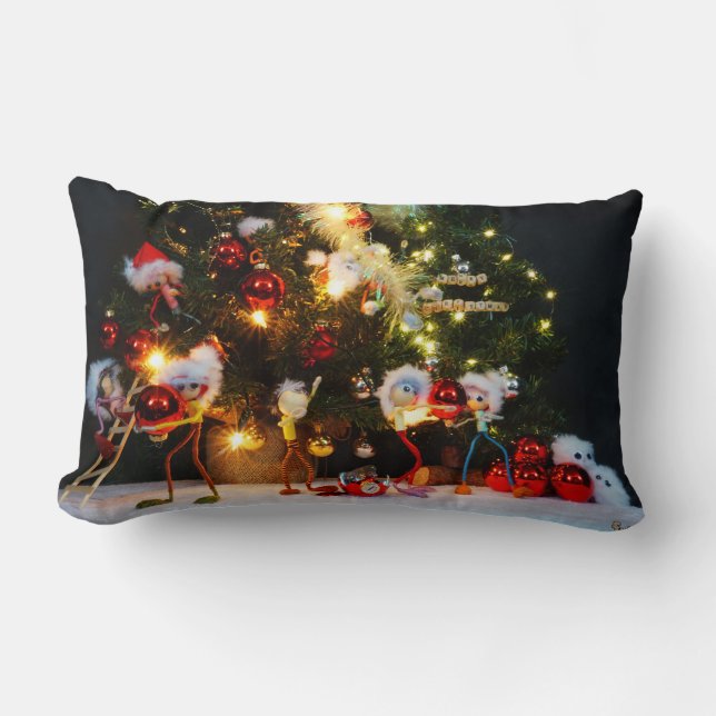 Almofada Lombar Een zoekplaatje met diverse Kerst optuig Fubby's. (Frente)