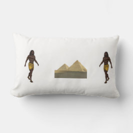 Almofada Lombar “Egyptian Guardians Pillow | Ancient Pyramids & Ki