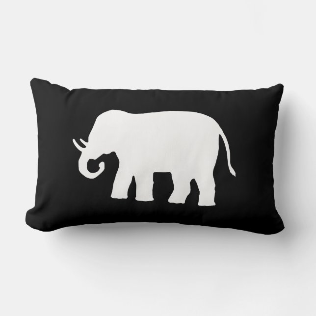 Almofada Lombar Elefante Branco (Frente)