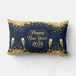 Almofada Lombar Elegant Holiday Accent Throw Pillow-New Year