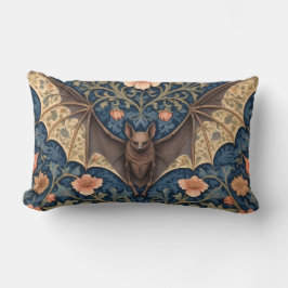 Almofada Lombar Elegante Bat Voador William Morris Inspirou Floral