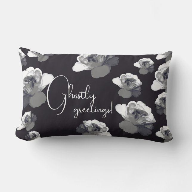 Almofada Lombar Elegante Halloween Gótico (Frente)