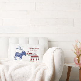 Almofada Lombar Eleições Republicanas E Democráticas Engraçadas