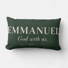 Almofada Lombar EMMANUEL | Mateus 1:23 | Natal