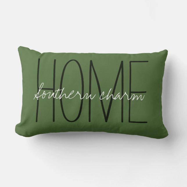 Almofada Lombar Encanto do sul do CHIQUE PILLOW_HOME… " (Frente)