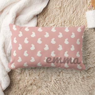 Almofada Lombar Enfermeiro de coelhinhos cor-de-rosa