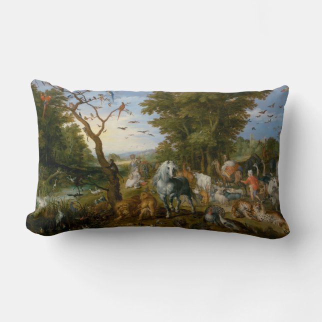 Almofada Lombar Entrada dos animais na arca de Noah (Brueghel) (Frente)