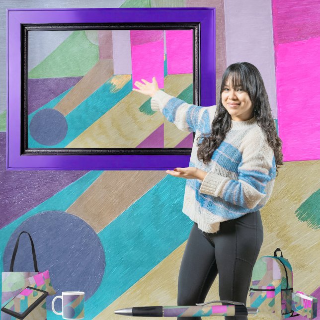 Almofada Lombar Entrance (Get the full "Entrance" collection at: https://bit.ly/SmartArtIIZazzle.)