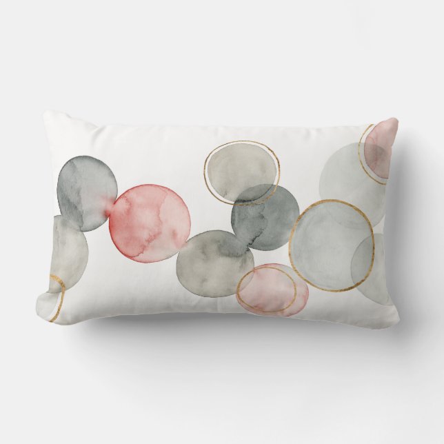 Almofada Lombar Esferas douradas (Frente)