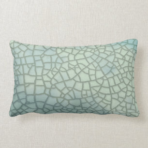 Almofada Lombar Esmalte do Crackle do Celadon