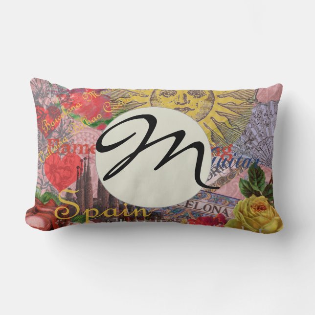 Almofada Lombar Espanha Sunshine - Arte Espanhola (Frente)