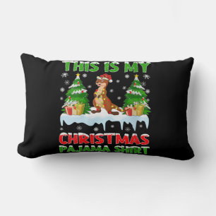 Almofada Lombar Esta É Minha Pajama De Natal