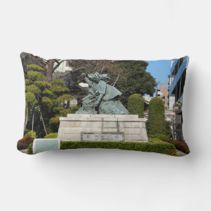 Almofada Lombar Estátua de Samurai Kamakura Gongoro Kagemasa Kabu