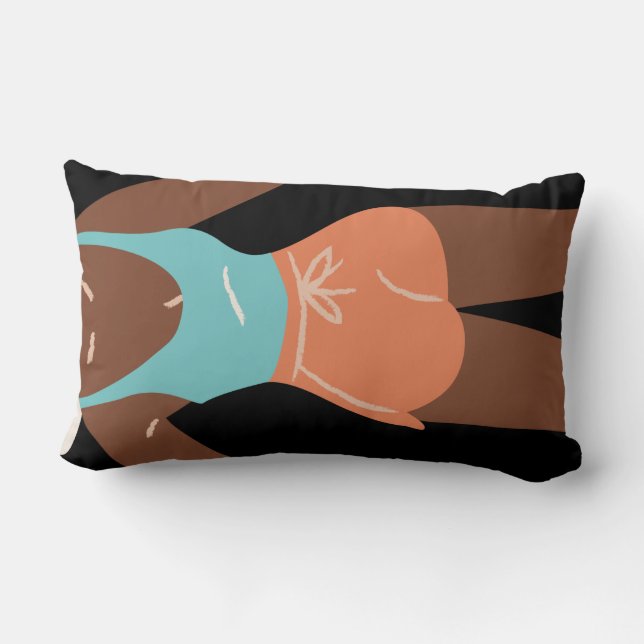 Almofada Lombar estilo de forma do corpo (Verso)