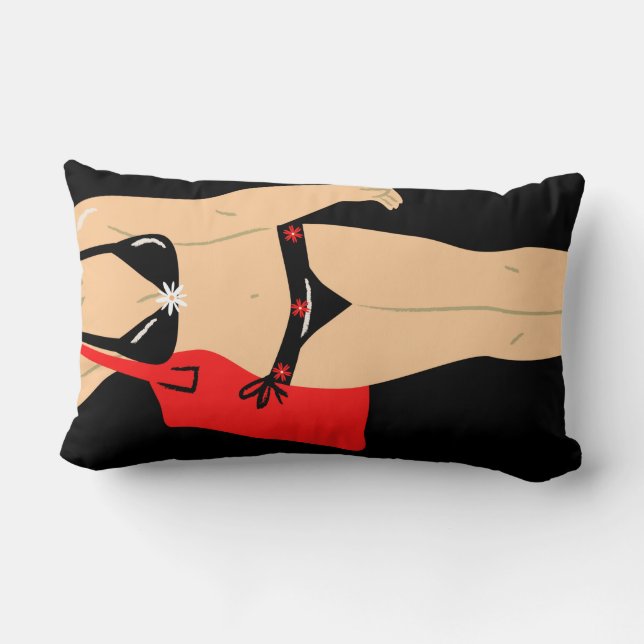 Almofada Lombar estilo de forma do corpo (Verso)